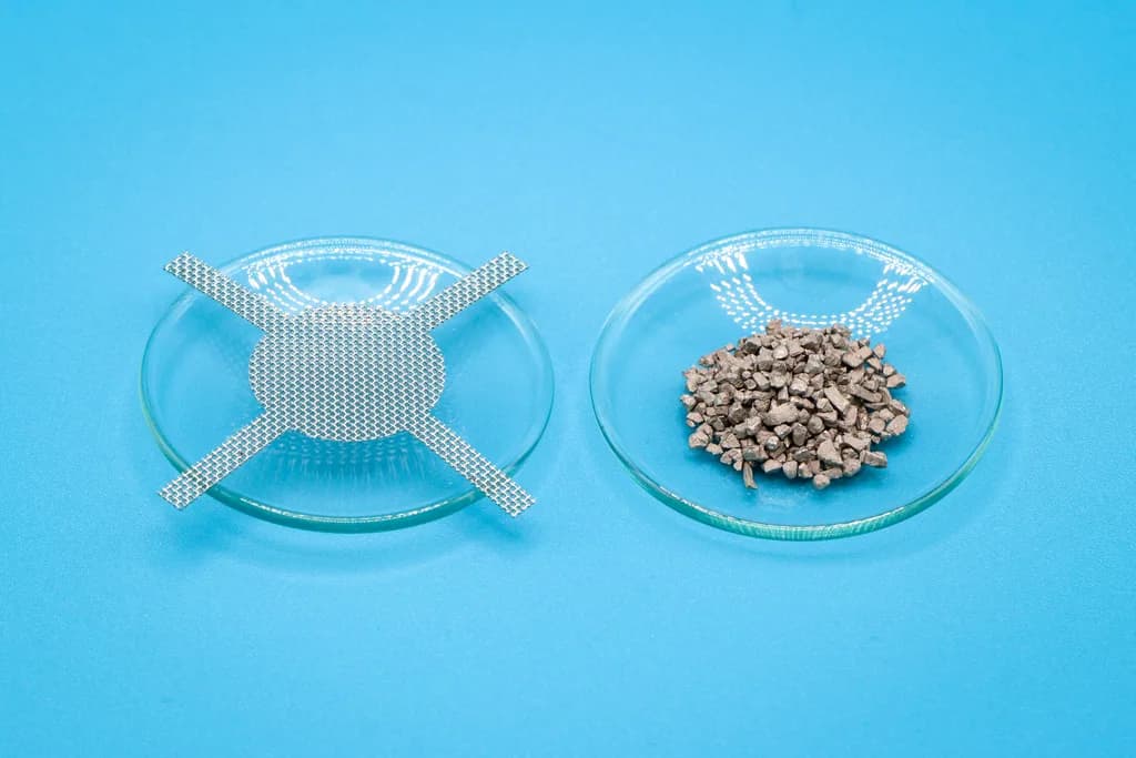 Wolfram-Satz komplett, Wolframmetall 500 g und 25 Abstandhalter