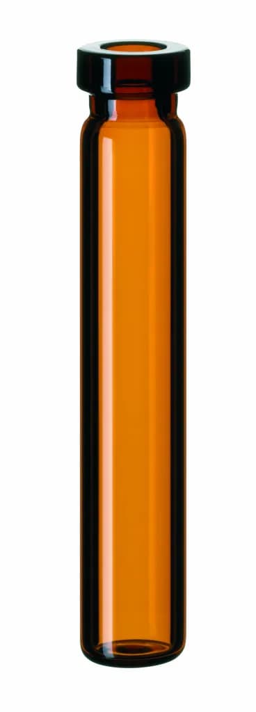 0.7 ml Rollrandflasche, 40 x 7 mm, Braunglas, 1. Hydrolytische  Klasse