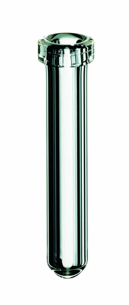 0,3ml Rollrand-Mikroflasche, 31,5 x 5,5mm Klarglas, 1. hydrolytische Klasse, runder Boden