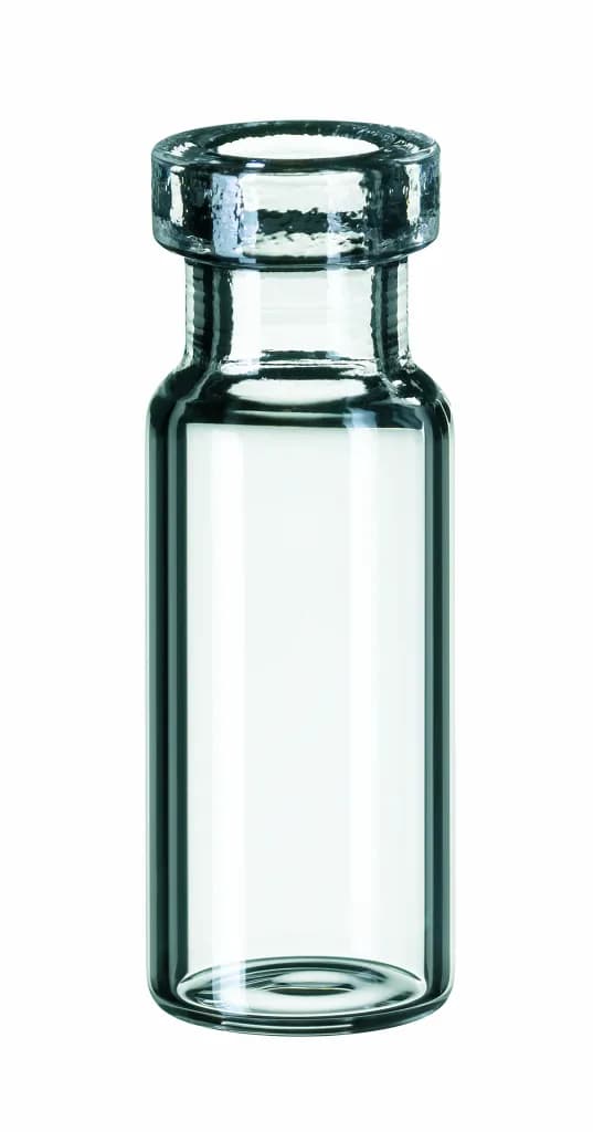 ND11 Rollrandflasche, 1,5 ml, 32 x 11,6 mm, Klarglas 1.hydrolytische Klasse, weite Öffnung