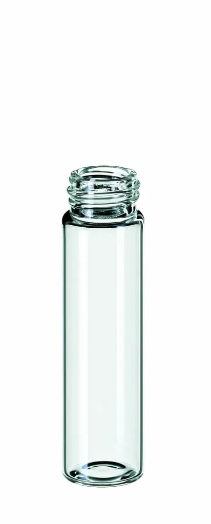 8 ml Gewindeflasche 15-425, 61 x 16,6 mm, Klarglas, 1. Hydrolytische Klasse