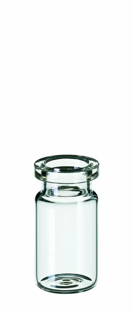 5 ml Rollrandflasche, 38 x 20 mm, Klarglas ND20, 1. Hydrolytische Klasse