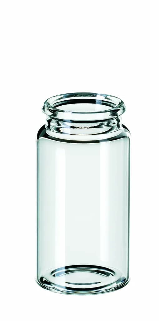 15 ml Schnappdeckelflasche ND22, 48 x 26 mm Klarglas, 3. hydrolytische  Klasse