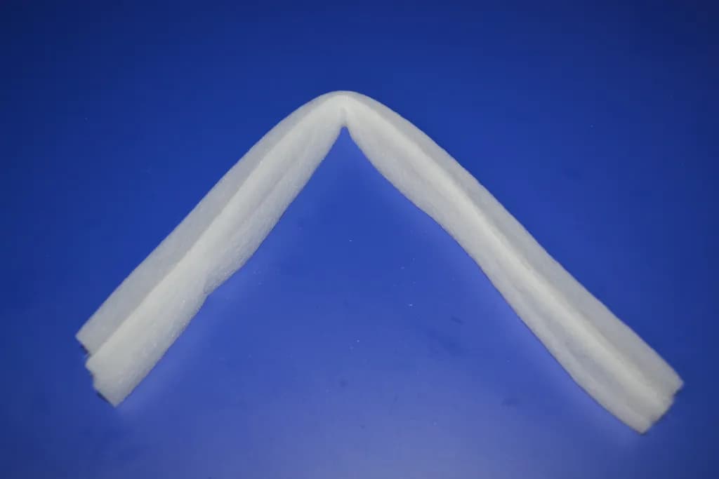 Quartz wool strips 38 x 2 cm
