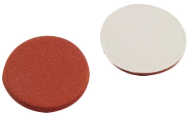 8mm Septum RedRubber/PTFE beige, 45°shore A, 1.0mm